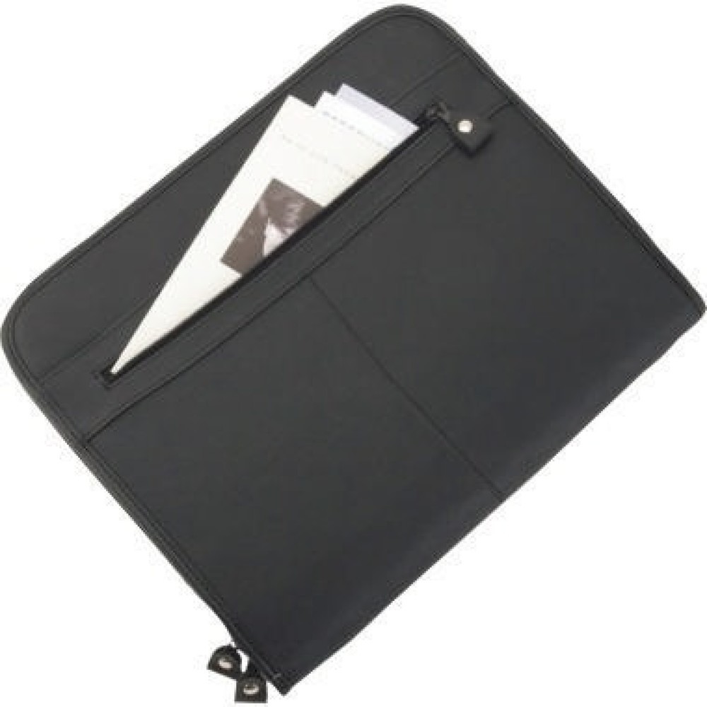 Produktabbildung: Alassio Schreibmappe MILANO 30042 36x29x5cm Lederimitat schwarz