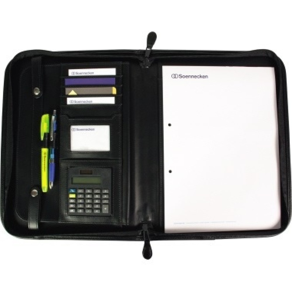 Produktabbildung Nr. 5: Soennecken Schreibmappe Dortmund 5165 Leder schwarz