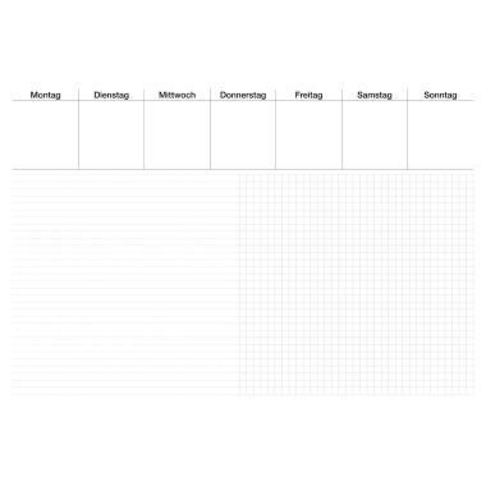 Produktabbildung: RNK Schreibunterlage Office 46616 liniert/kariert 30Blatt