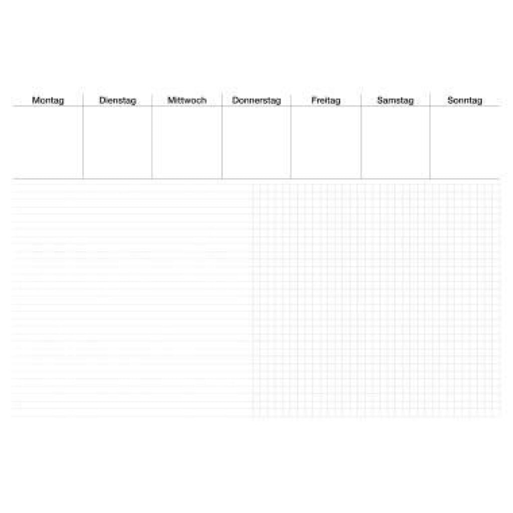 Produktabbildung: RNK Schreibunterlage Office 46616 liniert/kariert 30Blatt