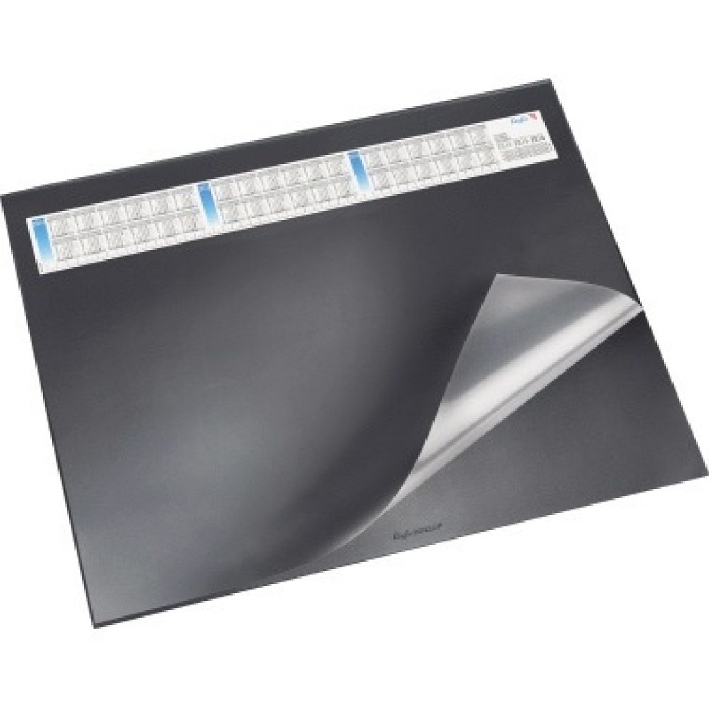 Produktabbildung: Läufer Schreibunterlage Durella DS 44536 Vollsichtf.Kalend. 40x53cm sw