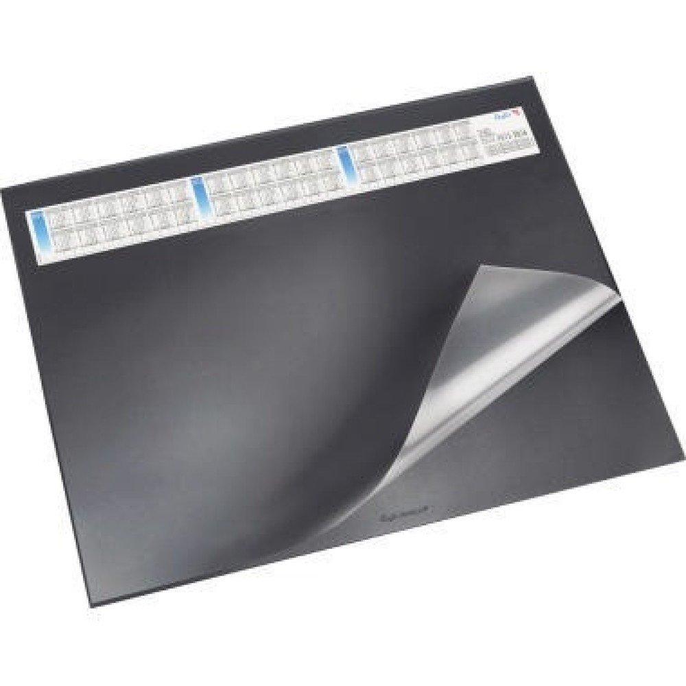 Produktabbildung: Läufer Schreibunterlage Durella DS 44656 52x65cm +Vollsichtfolie sw