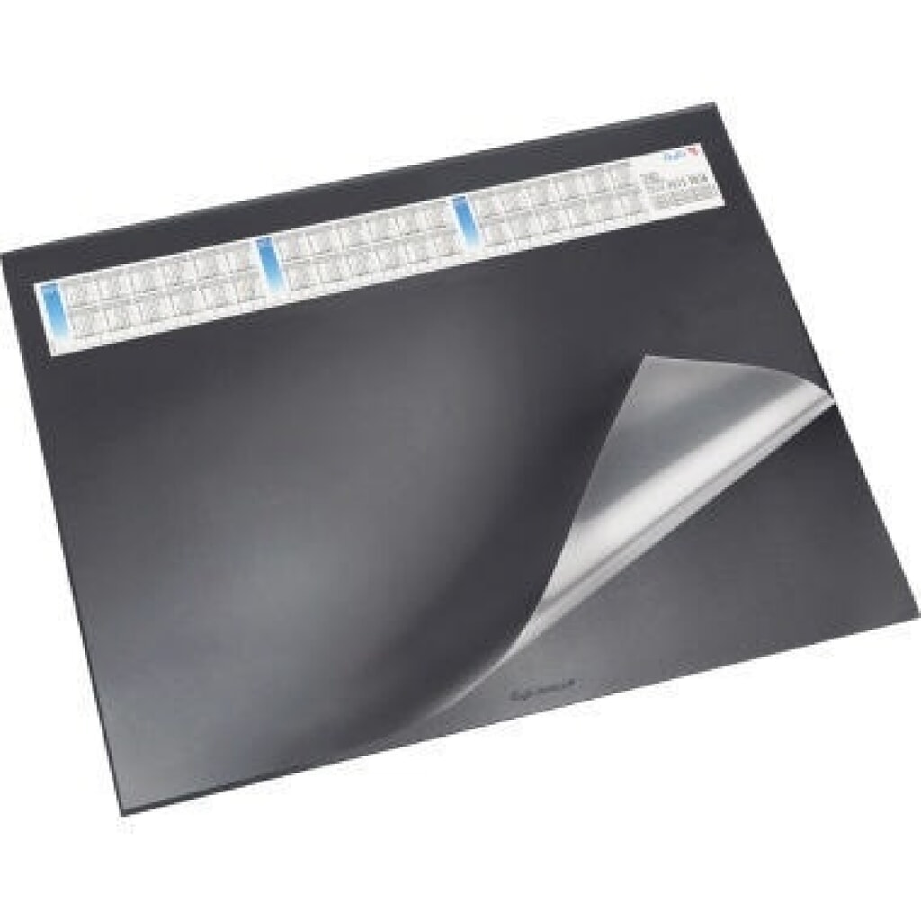 Produktabbildung: Läufer Schreibunterlage Durella DS 44656 52x65cm +Vollsichtfolie sw