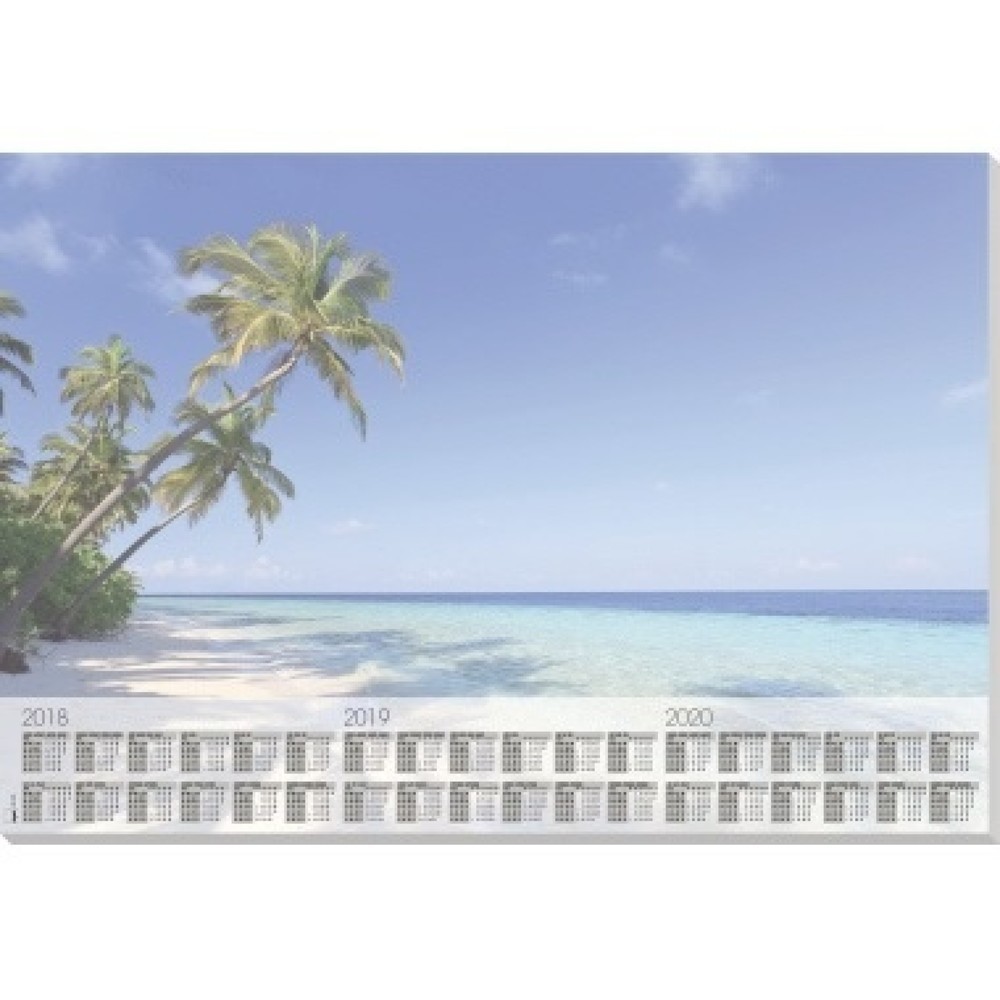 Produktabbildung: Sigel Schreibunterlage Design HO470 595x410mm Kalendarium 30Blatt