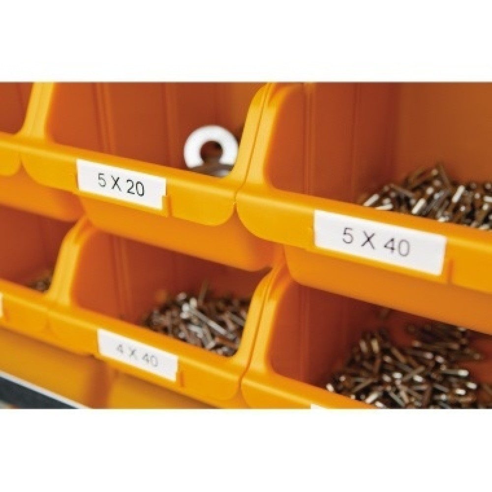 Produktabbildung Nr. 4: DYMO Schriftbandkassette Rhino ID1 18482 9mmx5,5m sw auf ws