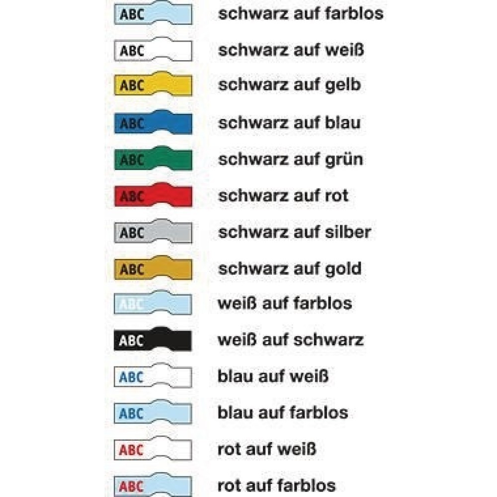 Produktabbildung Nr. 5: P-touch Schriftbandkassette TZE611 6mmx8m laminiert sw auf ge