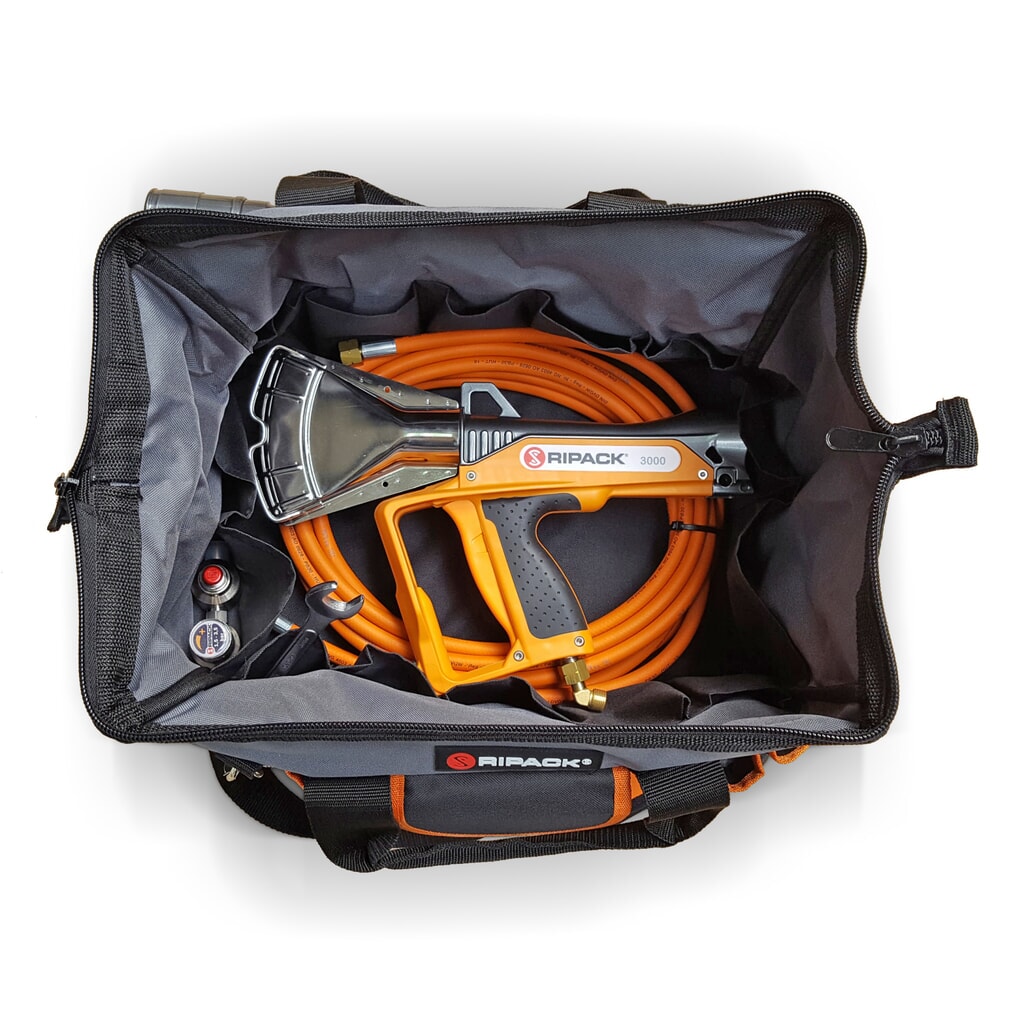 RIPACK® Schrumpfpistole 3000 für PE-Schrumpffolien, inkl. Transporttasche Produktabbildung: RIPACK® Schrumpfpistole 3000 für PE-Schrumpffolien, inkl. Transporttasche