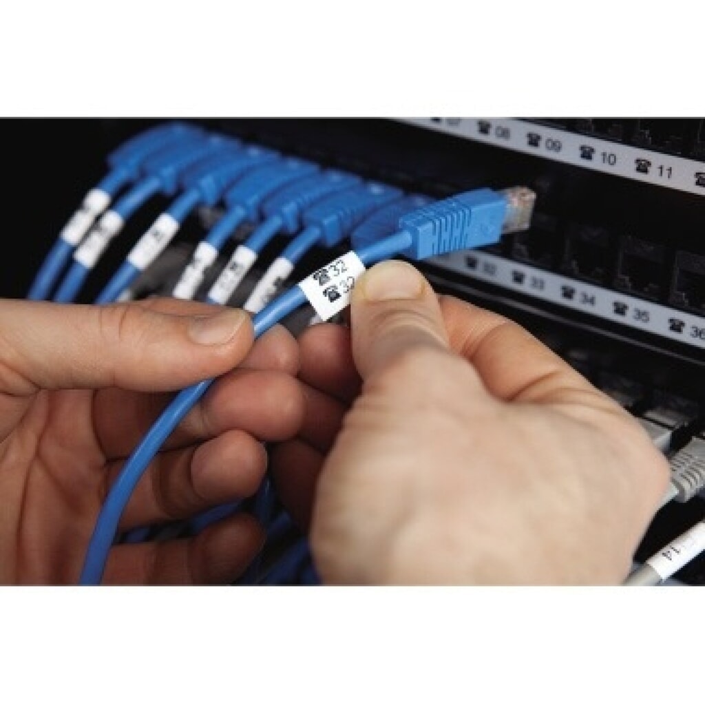 DYMO Heißschrumpfschlauch 18053 9mm weiß Produktabbildung Nr. 3: DYMO Heißschrumpfschlauch 18053 9mm weiß