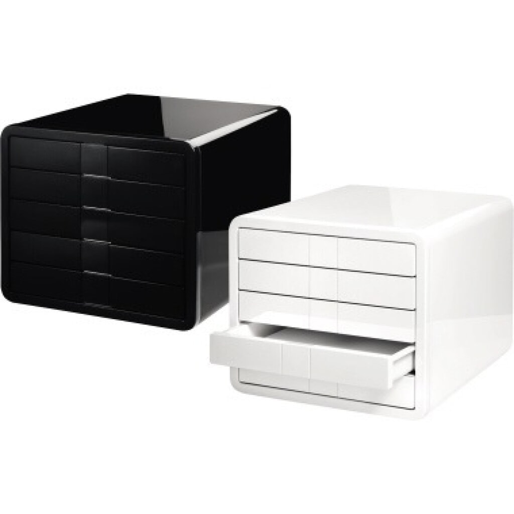 Produktabbildung: HAN Schubladenbox i-Box 1551-13 DIN C4 5Schubfächer schwarz