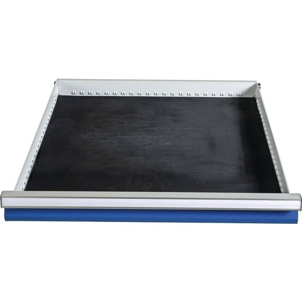 Produktabbildung: Schubladengummieinlage, für Schrankbreite 600 mm, schwarz, passend für Schränke/Werkbänke