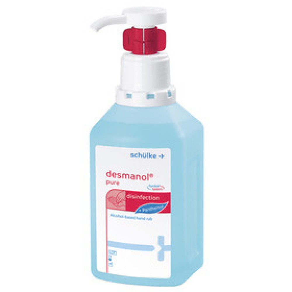 Produktabbildung: Schülke Händedesinfektion desmanol pure hyclick, Inhalt: 500 ml