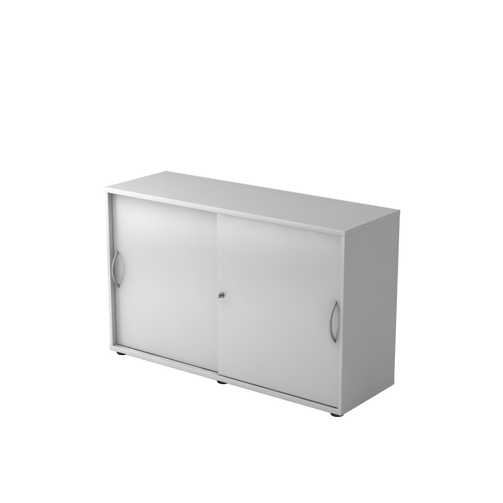 Product afbeelding: Schuifdeurkast Hammerbacher 2 OH 120 cm BM grijs / grijs