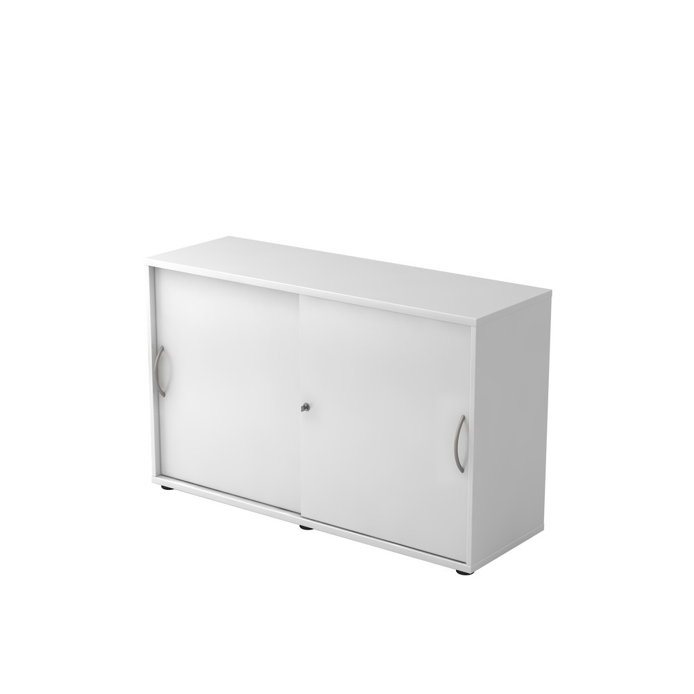 Product afbeelding: Schuifdeurkast Hammerbacher 2 OH 120 cm BM wit / wit
