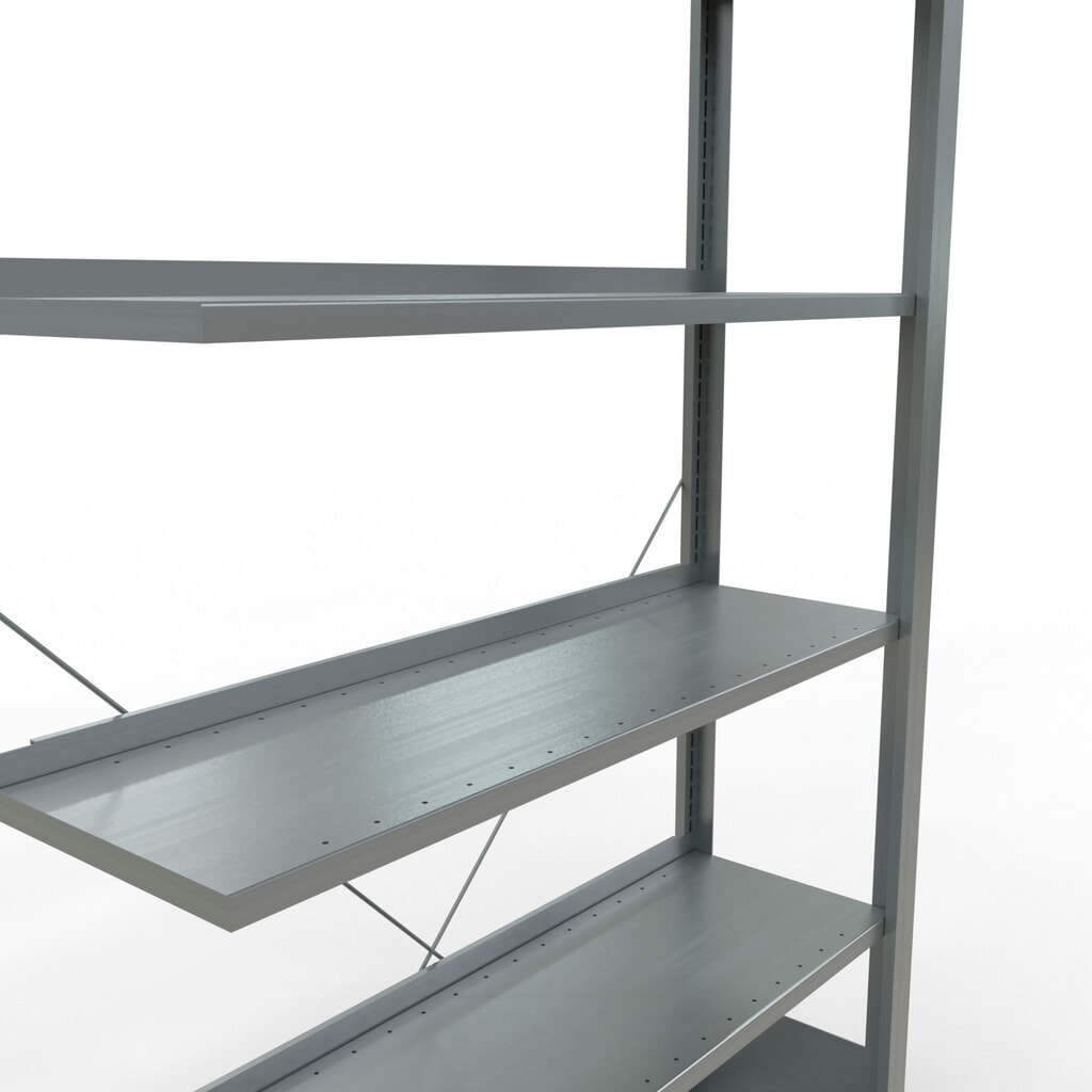 Produktabbildung Nr. 4: SCHULTE Aktenregal AF, einseitig, mit Endanschlägen, FL 85 kg, HxBxT 2.000 x 1.000 x 300 mm
