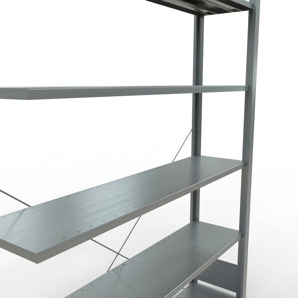 Produktabbildung Nr. 4: SCHULTE Aktenregal AF, einseitig, ohne Endanschläge, FL 85 kg, HxBxT 2.000 x 1.300 x 300 mm
