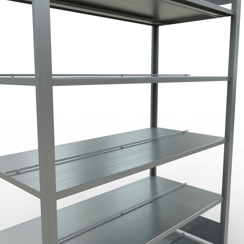 Produktabbildung Nr. 4: SCHULTE Aktenregal GF, doppelseitig, mit Mittelanschlägen, FL 150 kg, HxBxT 2.000 x 1.300 x 600 mm