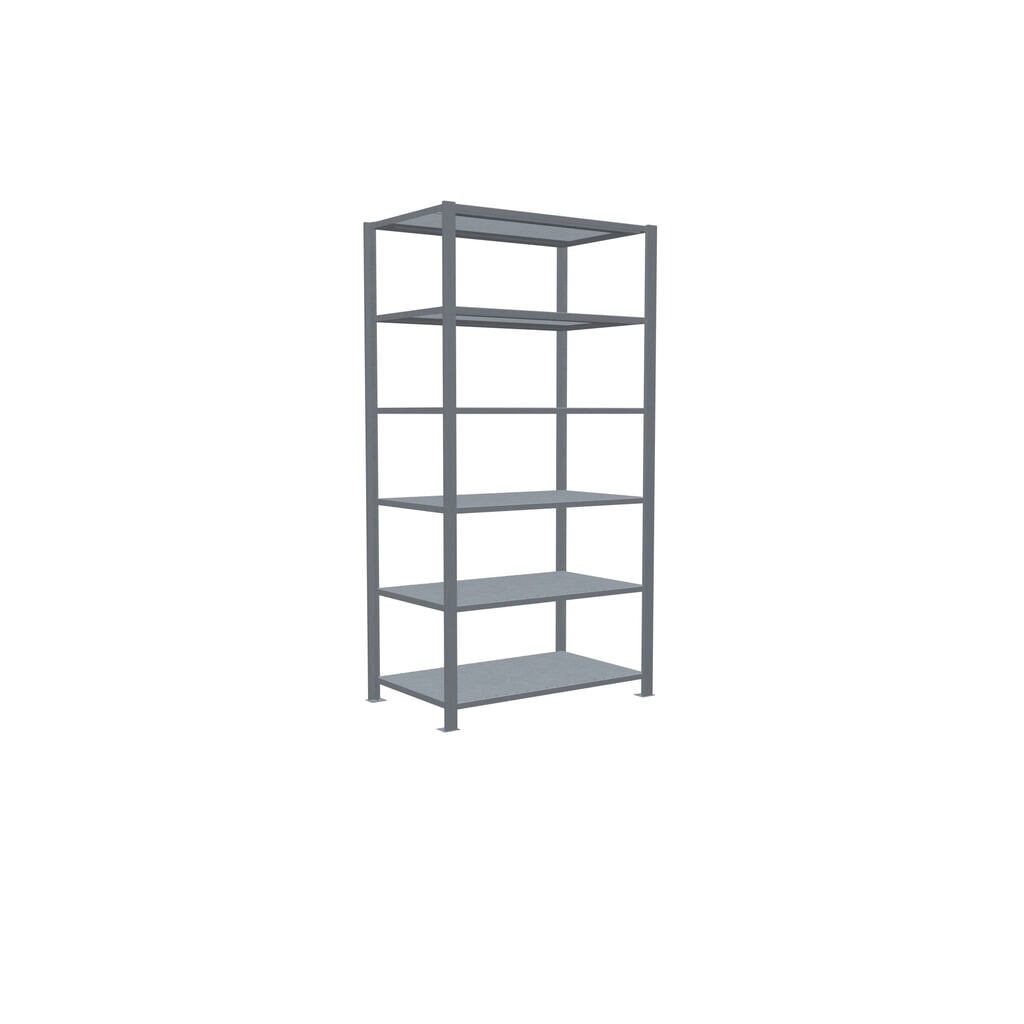 Produktabbildung Nr. 2: SCHULTE Aktenregal GF, doppelseitig, ohne Mittelanschläge, FL 150 kg, HxBxT 2.000 x 1.000 x 600 mm
