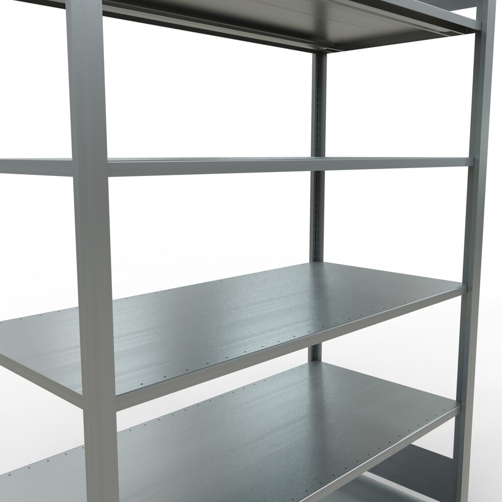 Produktabbildung Nr. 4: SCHULTE Aktenregal GF, doppelseitig, ohne Mittelanschläge, FL 150 kg, HxBxT 2.000 x 1.300 x 600 mm