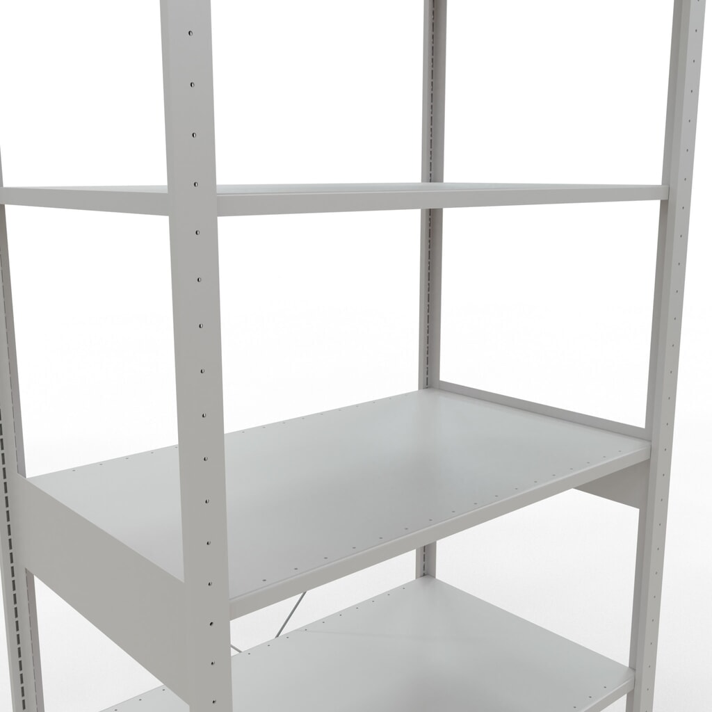 Produktabbildung Nr. 5: SCHULTE Fachbodenregal lichtgrau, Fachlast 150 kg, HxBxT 2.500 x 1.060 x 636 mm