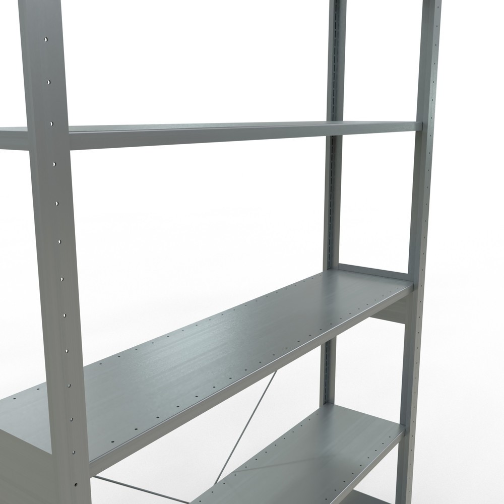 Produktabbildung Nr. 2: SCHULTE Fachbodenregal verzinkt, Fachlast 150 kg, HxBxT 2.500 x 1.360 x 336 mm