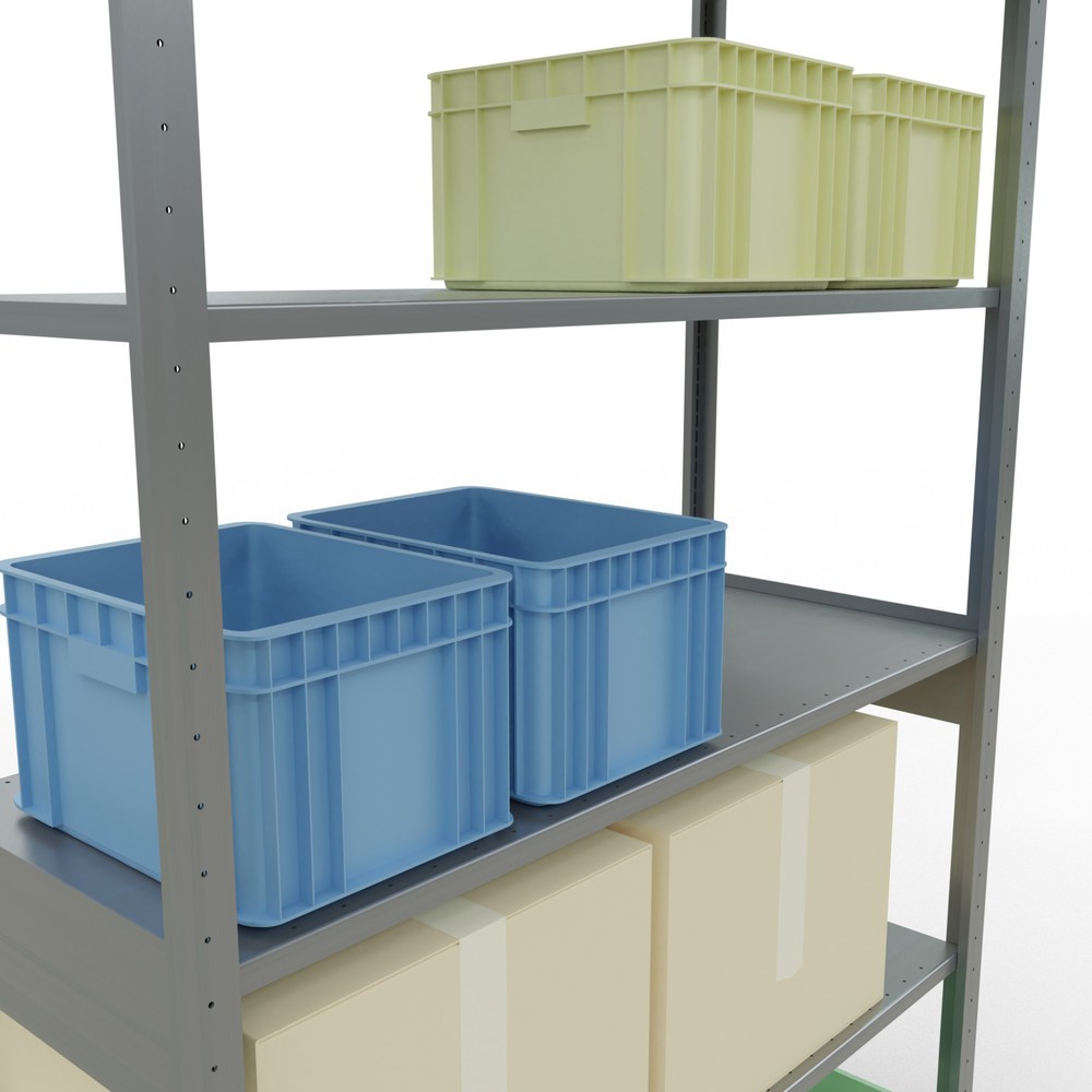 Produktabbildung Nr. 4: SCHULTE Fachbodenregal verzinkt, Fachlast 150 kg, HxBxT 2.500 x 1.360 x 536 mm