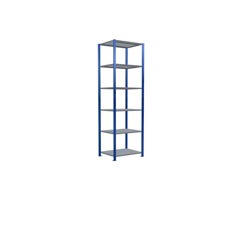 Produktabbildung Nr. 2: SCHULTE Fachbodenregal, enzianblau/verzinkt, Fachlast 250 kg, HxBxT 2.500 x 810 x 636 mm