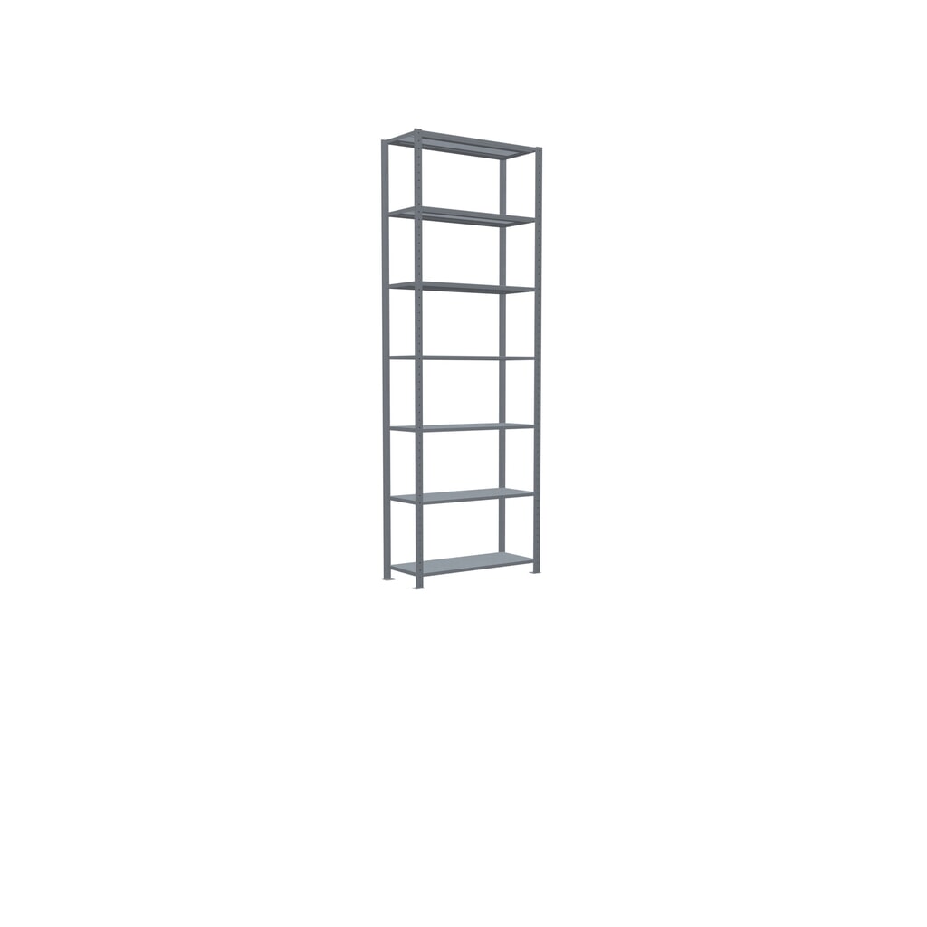 SCHULTE Fachbodenregal verzinkt, Fachlast 330 kg, HxBxT 3.000 x 1.060 x 436 mm Produktabbildung Nr. 2: SCHULTE Fachbodenregal verzinkt, Fachlast 330 kg, HxBxT 3.000 x 1.060 x 436 mm