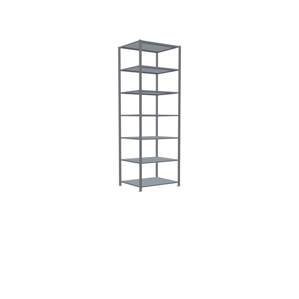 SCHULTE Fachbodenregal verzinkt, Fachlast 330 kg, HxBxT 3.000 x 1.060 x 836 mm Produktabbildung Nr. 2: SCHULTE Fachbodenregal verzinkt, Fachlast 330 kg, HxBxT 3.000 x 1.060 x 836 mm