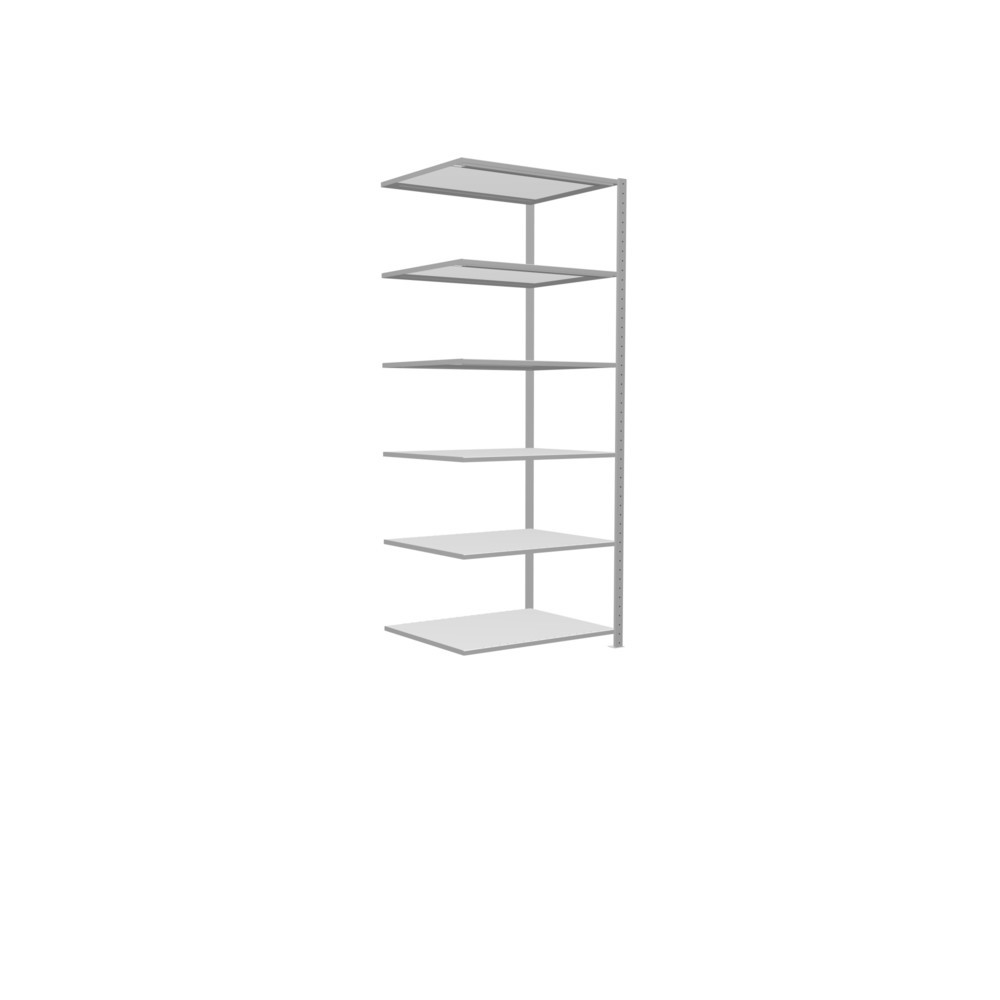 Produktabbildung Nr. 2: SCHULTE Fachbodenregal Steckmontage, AF, FL 330 kg, lichtgrau, HxBxT 2.500 x 1.000 x 800 mm