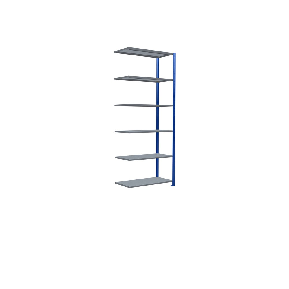 Produktabbildung Nr. 5: SCHULTE Fachbodenregal Stecksystem, AF, FL 150 kg, enzianblau/verzinkt, HxBxT 2.500 x 1.000 x 500 mm