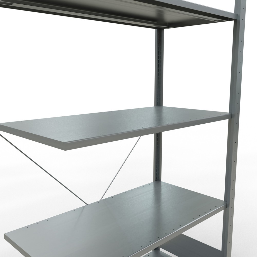 Produktabbildung Nr. 5: SCHULTE Fachbodenregal Stecksystem, AF, FL 150 kg, verzinkt, HxBxT 2.000 x 1.000 x 500 mm