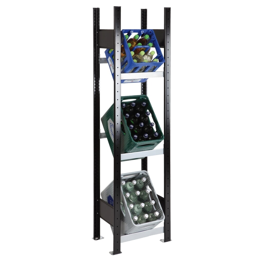 Produktabbildung Nr. 3: SCHULTE Getränkekistenregal, HxB 1.800 x 400 mm