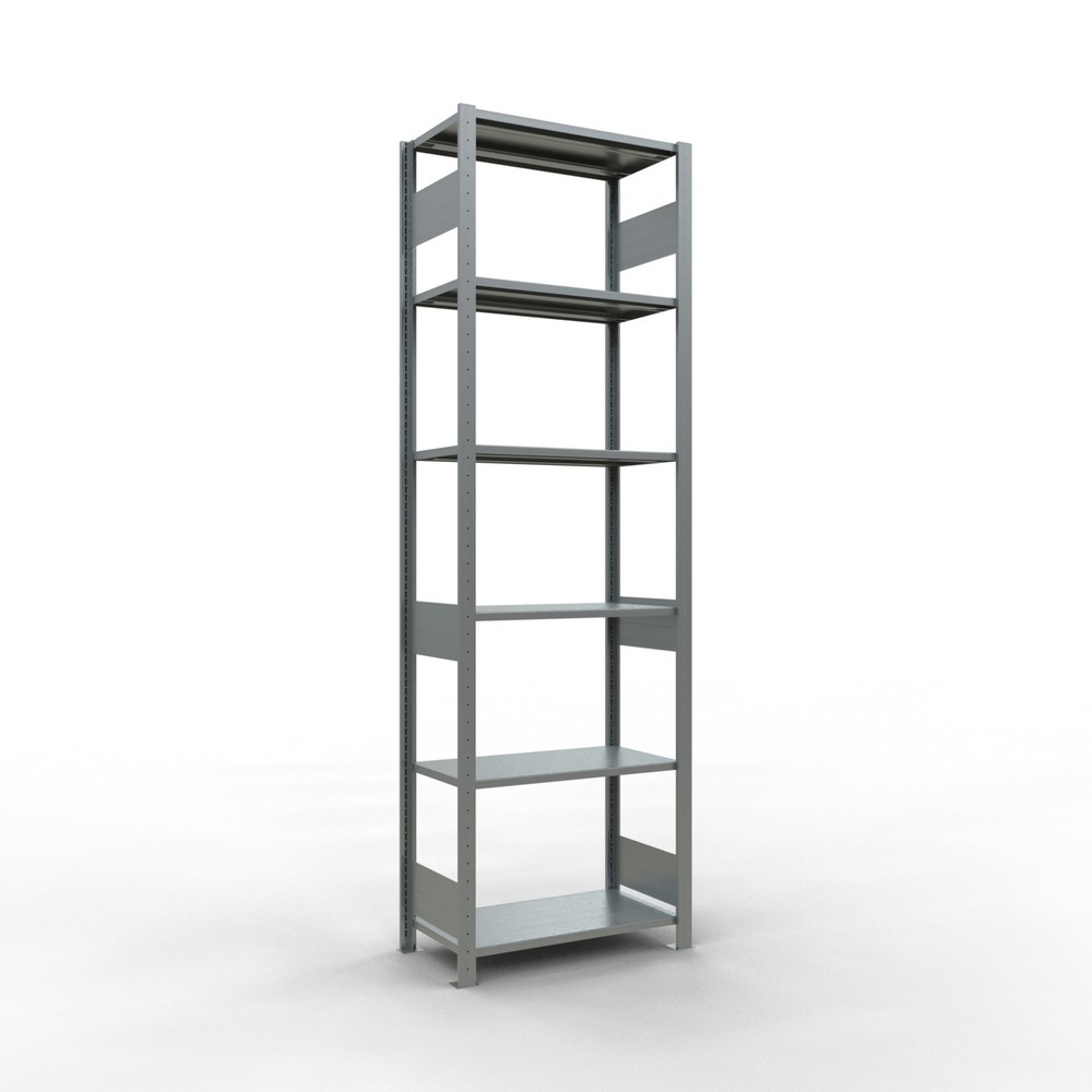 Illustration du produit: SCHULTE Rayonnage à tablettes galvanisé, charge par tablette 150 kg, HxlxP 2 500 x 810 x 436 mm
