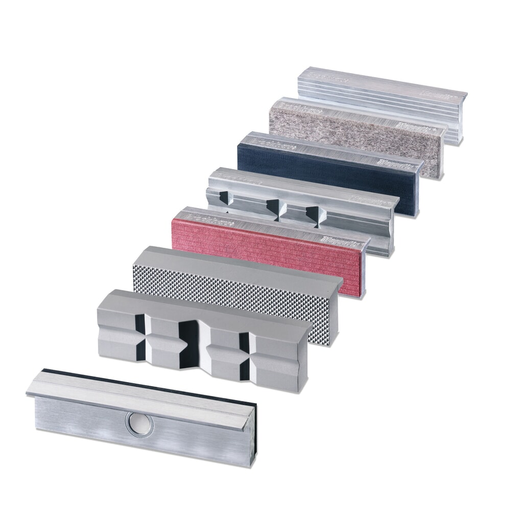 HEUER® Schutzbacken, Typ PP, Backenbreite 100 mm Produktabbildung: HEUER® Schutzbacken, Typ PP, Backenbreite 100 mm
