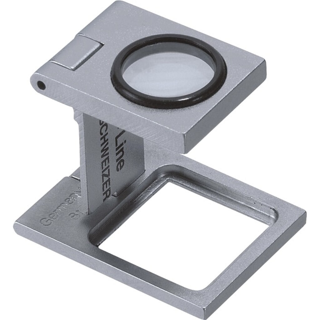 SCHWEIZER Fadenzähler Tech-Line, 8x, Linsen-Ø 16,3 mm Produktabbildung: SCHWEIZER Fadenzähler Tech-Line, 8x, Linsen-Ø 16,3 mm