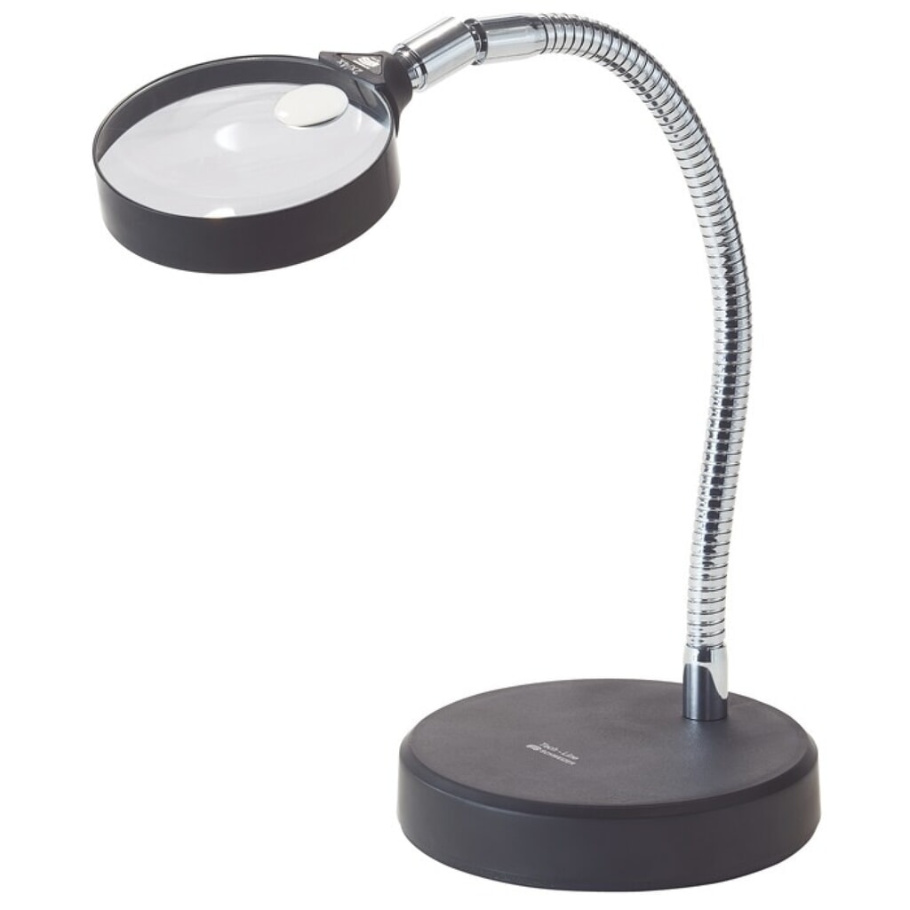 Produktabbildung: SCHWEIZER Standleseglas Tech-Line, Vergrößerung 2x/4x, Linsen-Ø 90/20 mm