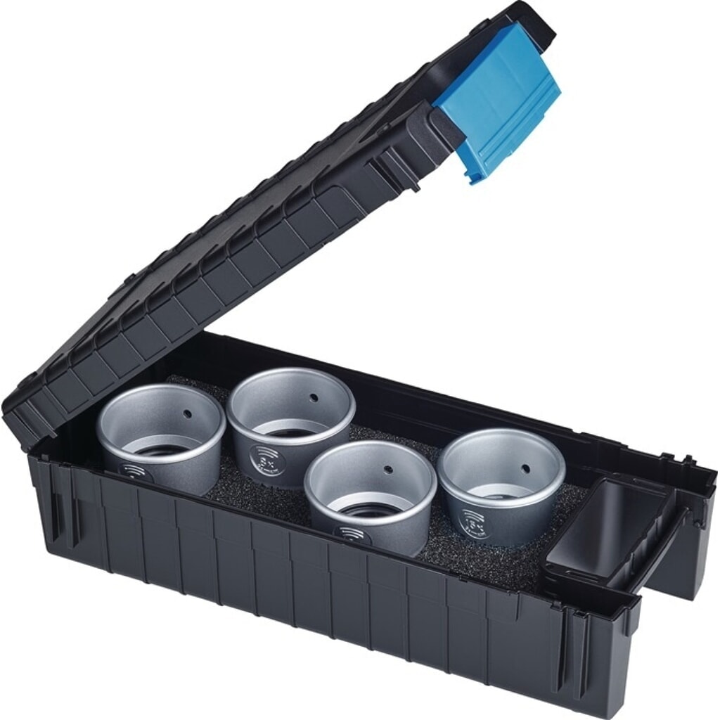 Produktabbildung: SCHWEIZER Uhrmacherlupenset Profi-Set Tech-Line, Kunststoffkassette, 6x, 8x, 10x, 15x, 4 teilig