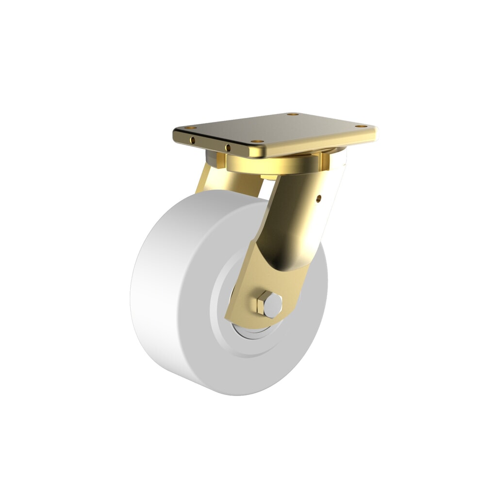 Wicke Schwerlast-Lenkrolle Polyamid, Kugellager, Ø x Breite 100 x 55 mm, TK 1.500 kg Produktabbildung: Wicke Schwerlast-Lenkrolle Polyamid, Kugellager, Ø x Breite 100 x 55 mm, TK 1.500 kg