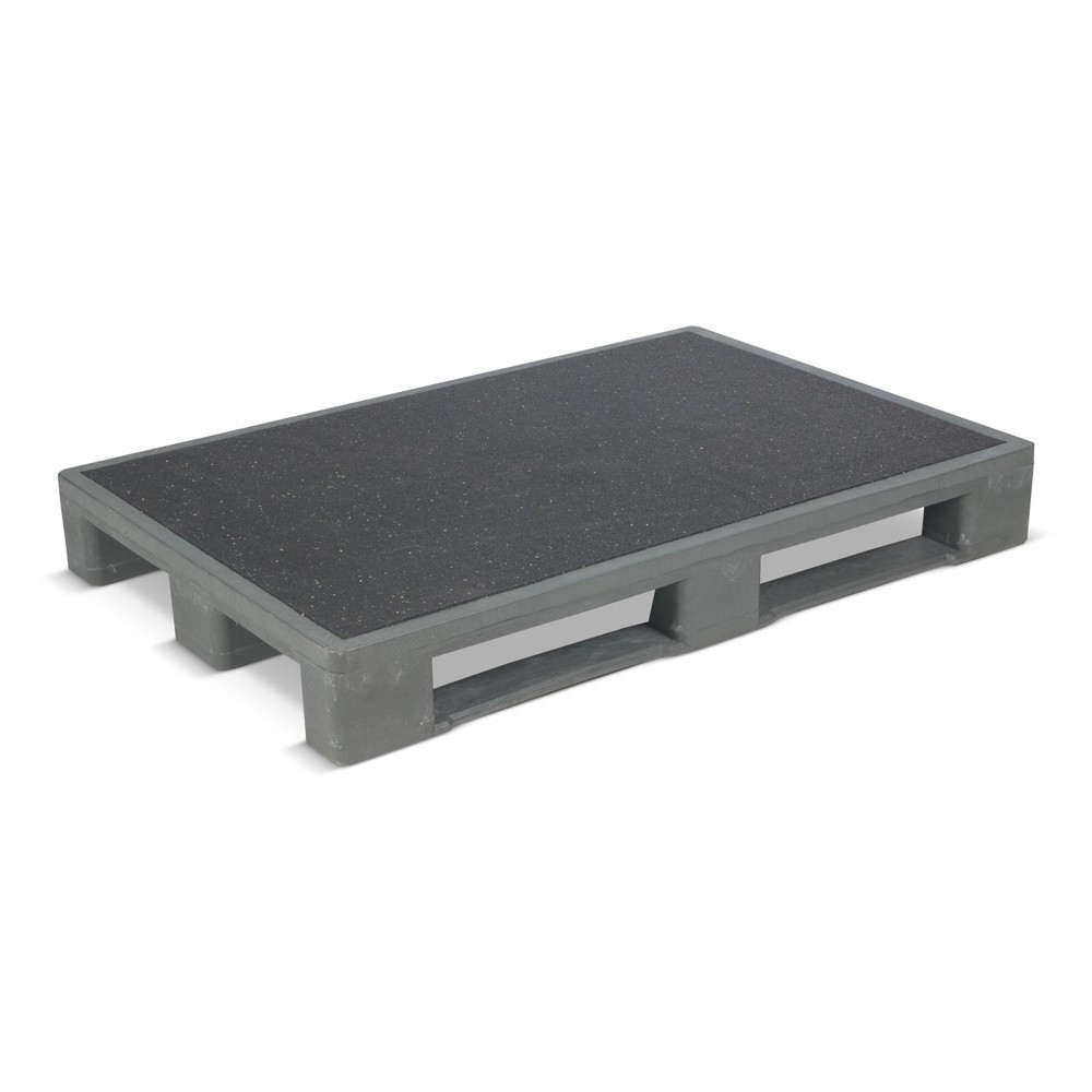Produktabbildung Nr. 1: Schwerlast-Palette Anti-Rutsch mit Eisenverstärkung, LxB 1.200 x 800 mm