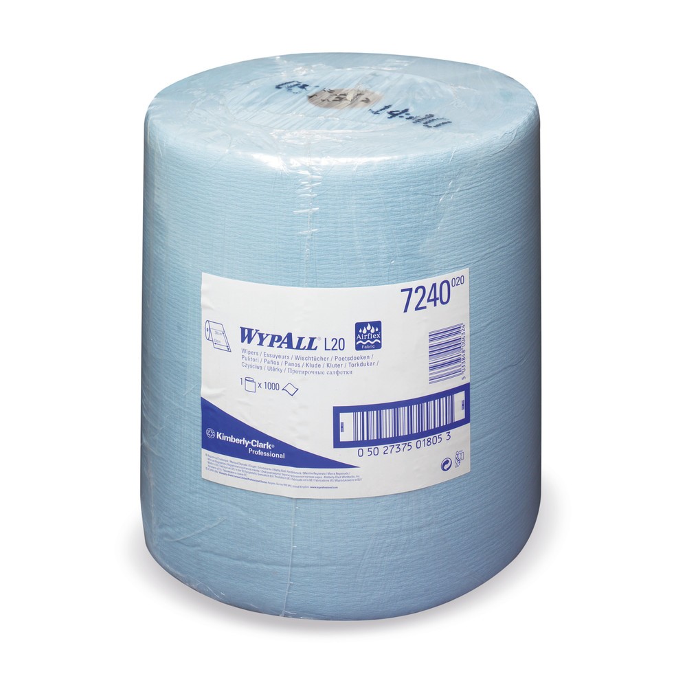Zdjęcie produktu: WYPALL L10 Extra+ chusteczki wys. 385 x 235 mm, 1000 ściereczek, niebieski