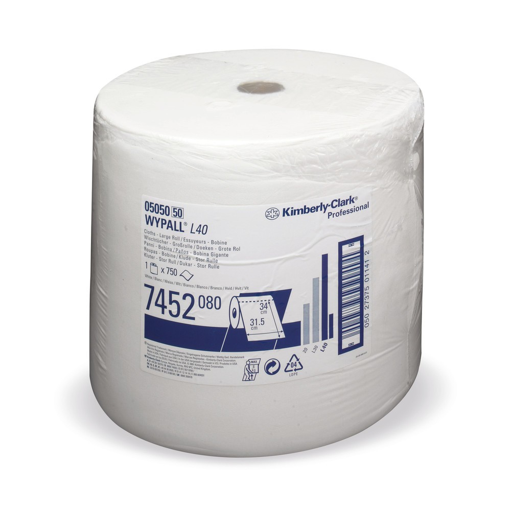 Zdjęcie produktu: WYPALL L30 Chusteczki Ultra+, wys. 380 x 235 mm, ściereczki 750