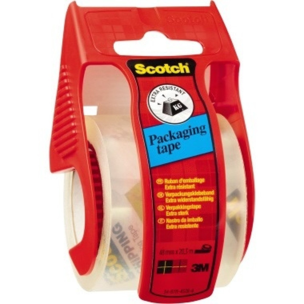 Produktabbildung: Scotch Packband EXTRA E5020D 50,8mmx20,3m tranparent