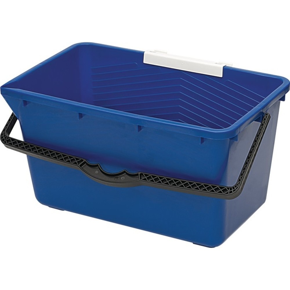 Illustration du produit: Seau 18 l plastique bleu pour nettoyages de fenêtre NÖLLE