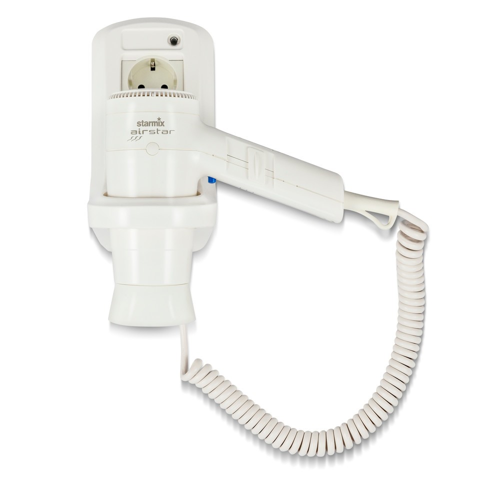 Illustration du produit: Sèche-cheveux manuel starmix HFTW 12 S, 1.200 W, support mural inclus, blanc