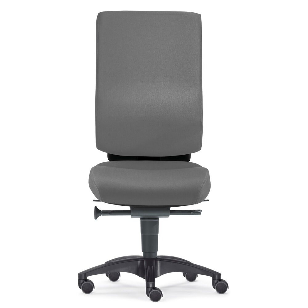 Immagine del prodotto n. 1: Sedia girevole da ufficio CUBE, supporto lombare, grigio