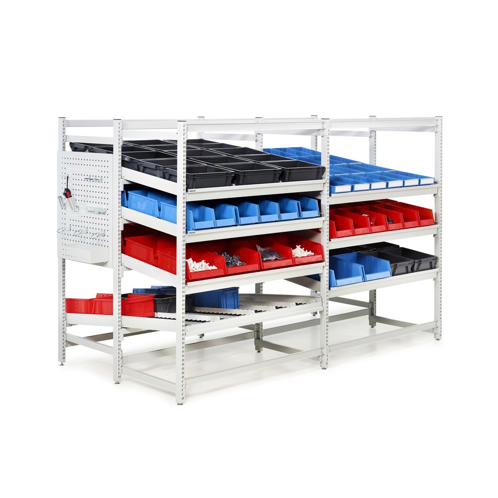 Produktabbildung Nr. 2: Hinteres Verlängerungsgestell für TRESTON Bereitstellregal FIFO, ESD, HxBxT 1.860 x 1.385 x 735 mm
