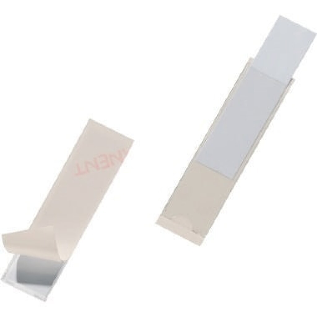 DURABLE Selbstklebetasche Pocketfix 807219 20x75mm 10 St./Pack Produktabbildung: DURABLE Selbstklebetasche Pocketfix 807219 20x75mm 10 St./Pack