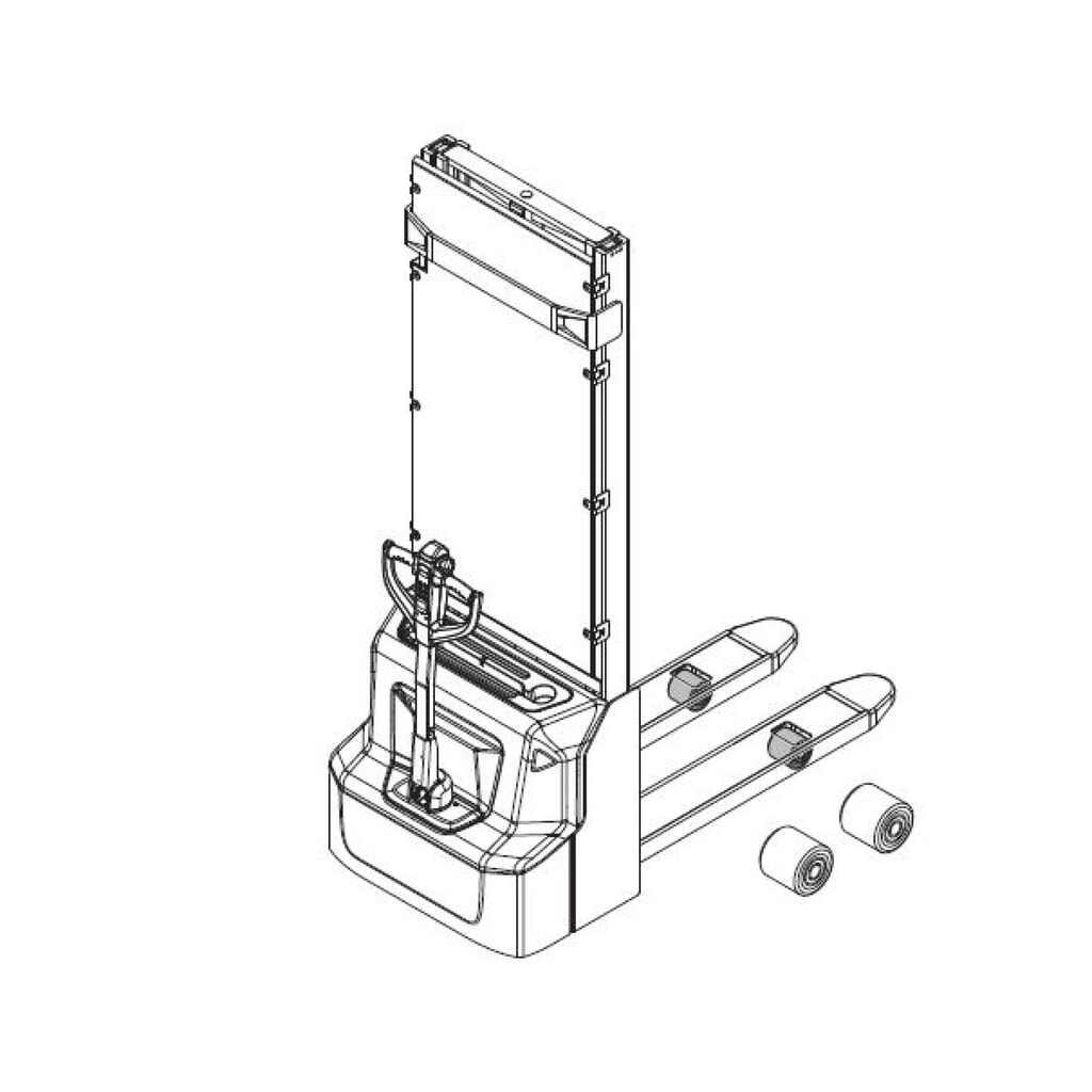 Self-Service-Kit für Elektro-Hochhubwagen Ameise® PSE 1.2 - Lastrollenwechsel, 17-teilig Produktabbildung Nr. 2: Self-Service-Kit für Elektro-Hochhubwagen Ameise® PSE 1.2 - Lastrollenwechsel, 17-teilig
