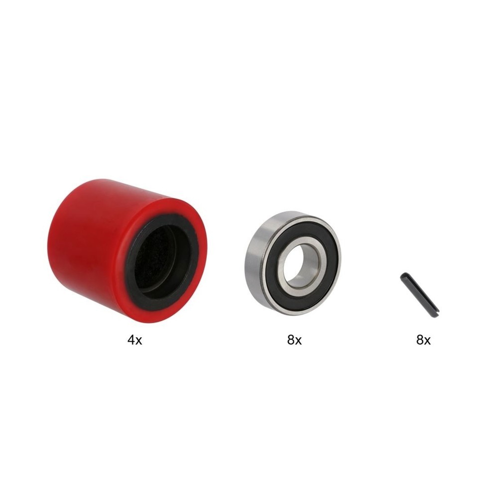 Produktabbildung: Self-Service-Kit für Elektro-Hubwagen Ameise® PTE 1.3 - Lastrollenwechsel, 21-teilig