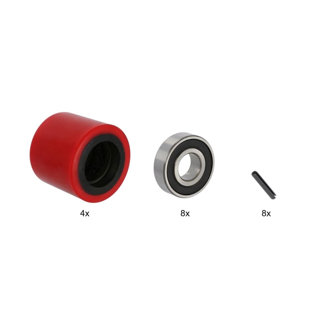 Produktabbildung: Self-Service-Kit für Elektro-Hubwagen Ameise® PTE 1.3 - Lastrollenwechsel, 21-teilig